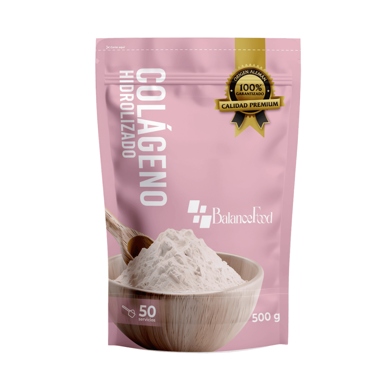 Colágeno Hidrolizado 100% Puro en polvo - 500gr