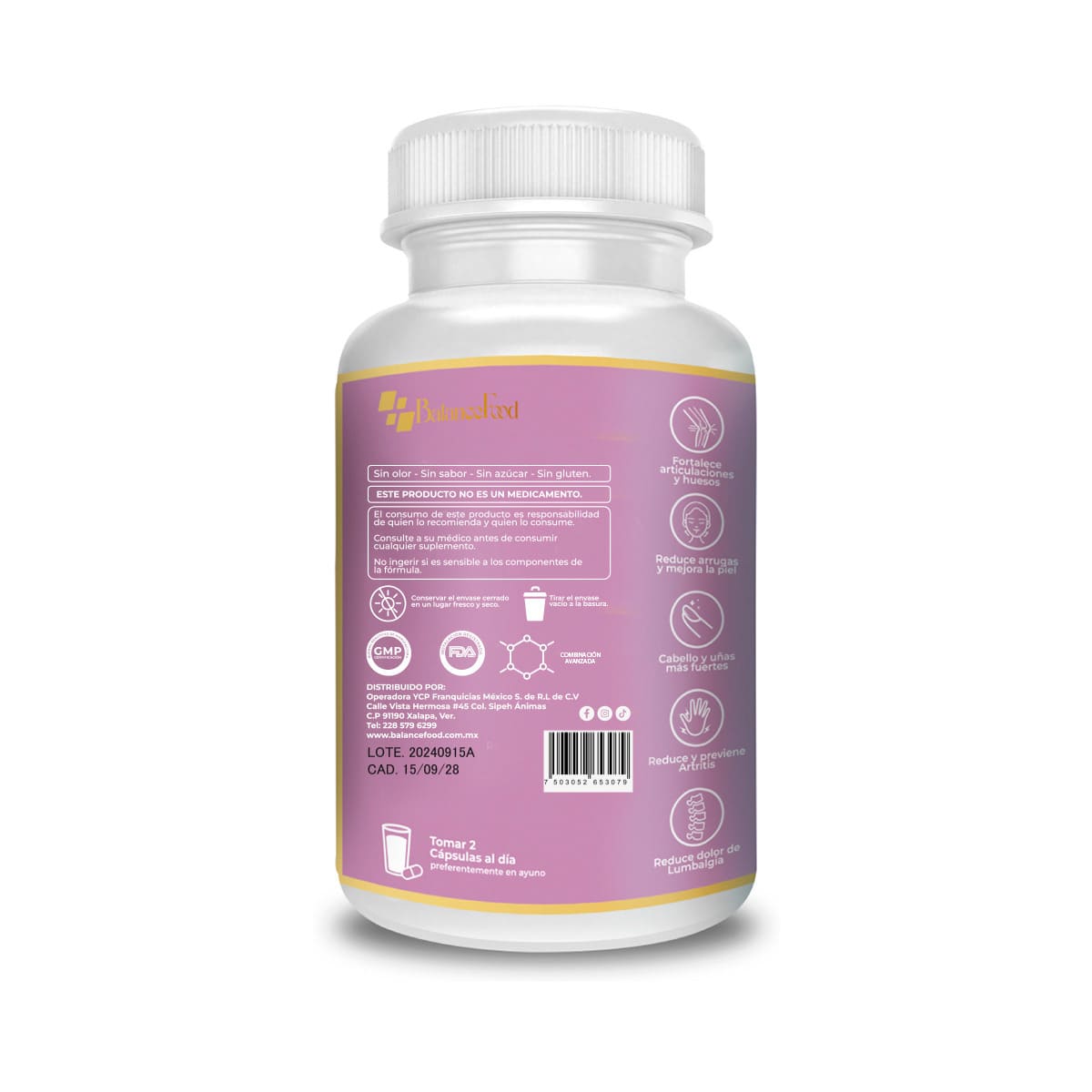 Colágeno Hidrolizado + Biotina - 90 Cápsulas