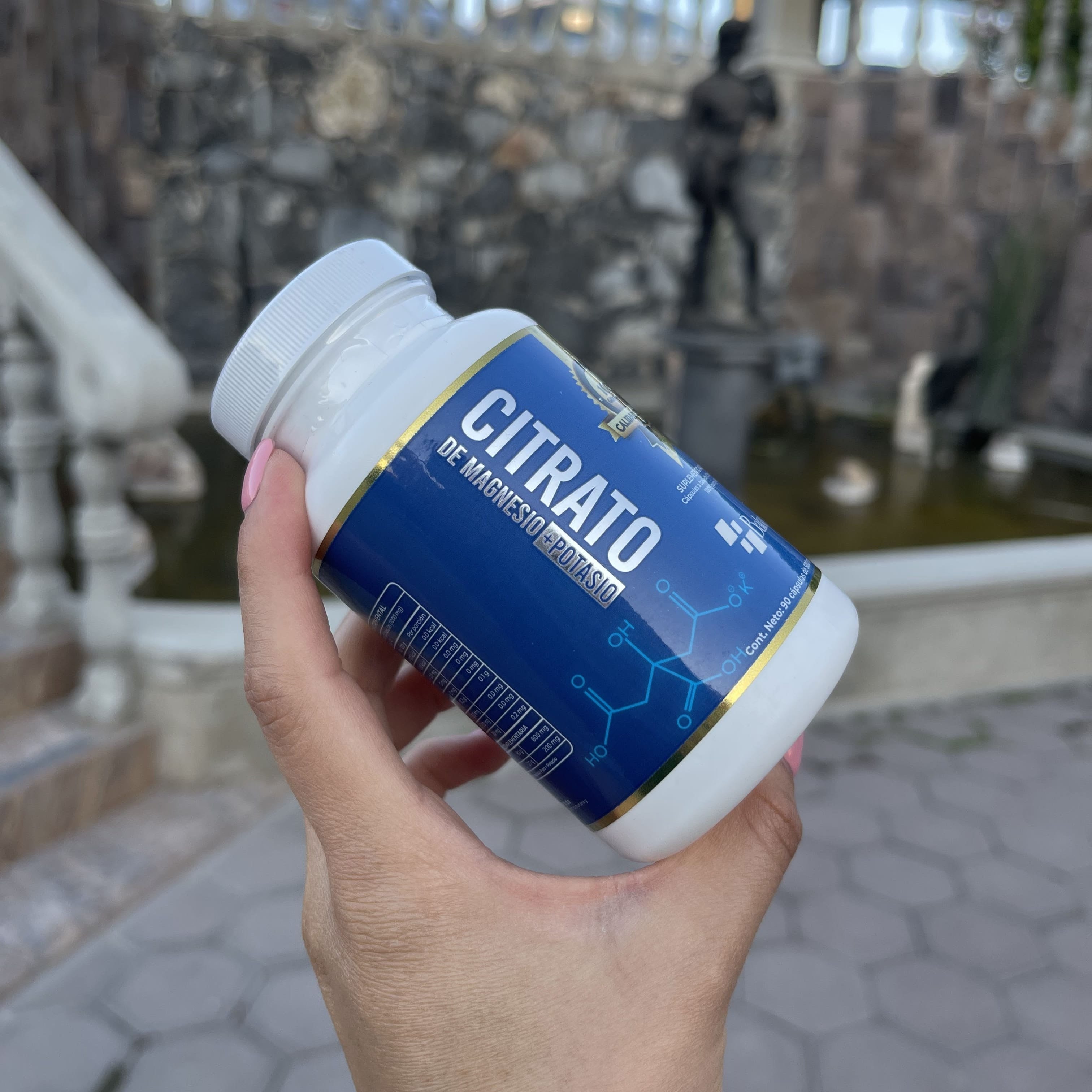 Citrato de Magnesio + Potasio - 90 Cápsulas