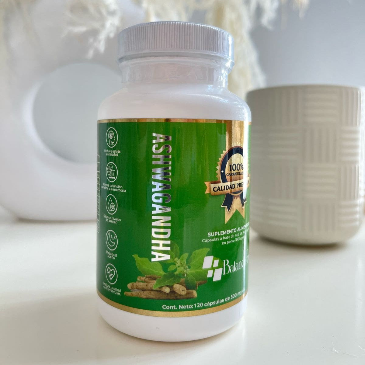 Ashwagandha - 120 Cápsulas - 500mg