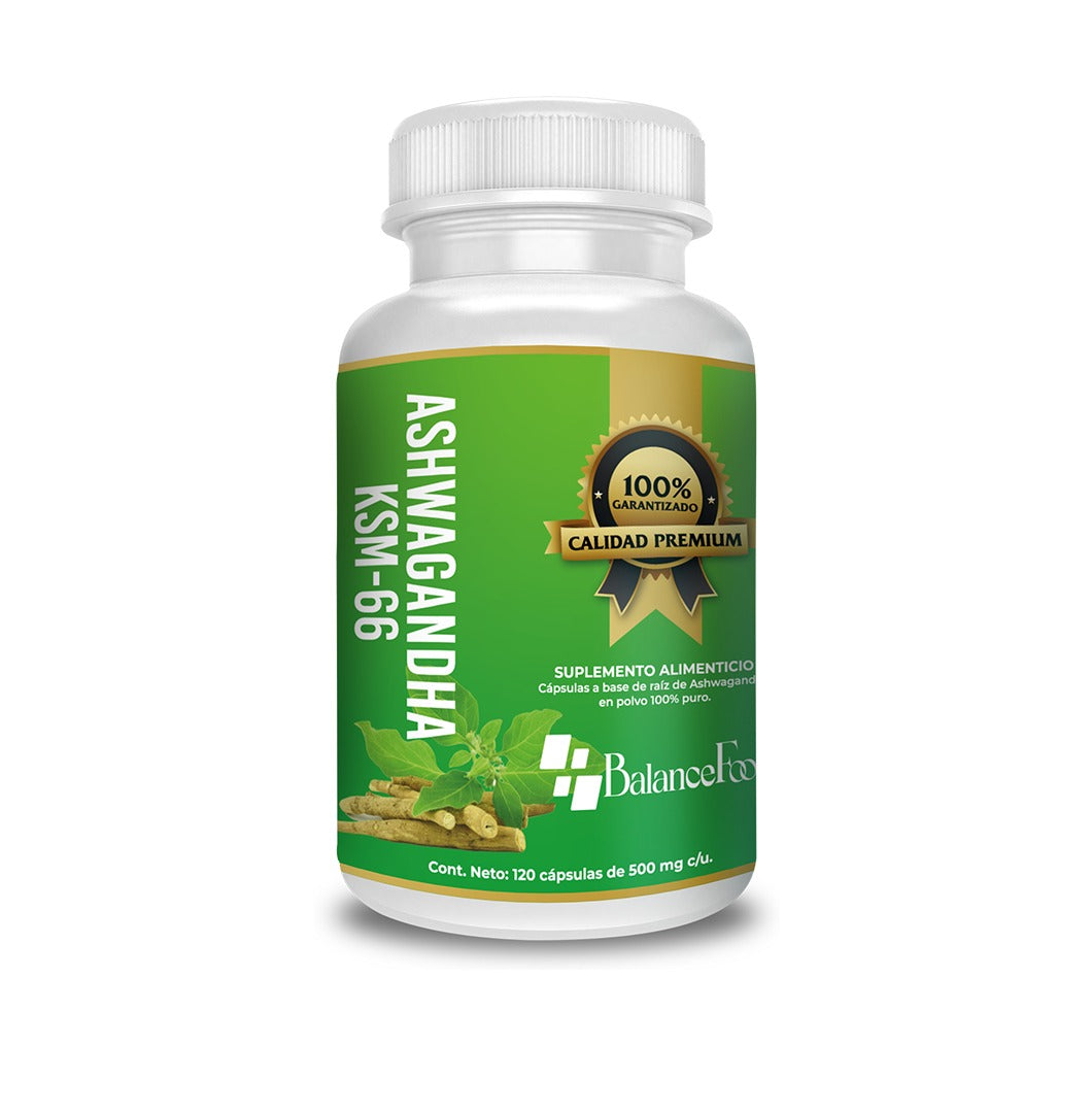 Ashwagandha - 120 Cápsulas - 500mg