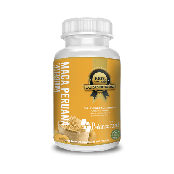Maca Amarilla Peruana - 90 Cápsulas - 500mg