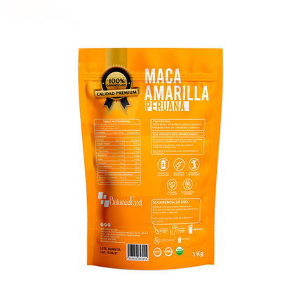 Maca Amarilla Peruana en Polvo - 1Kg