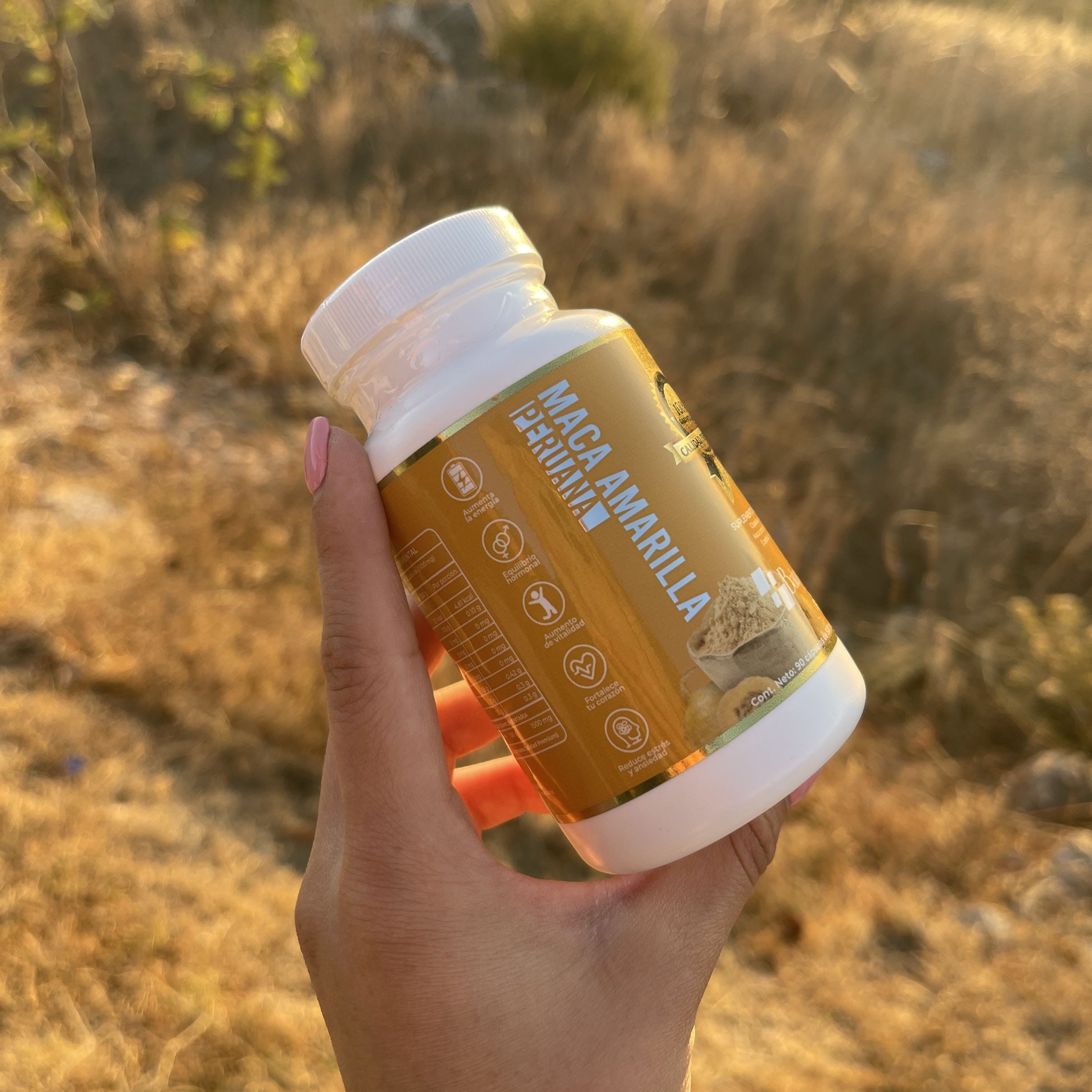 Maca Amarilla Peruana - 90 Cápsulas - 500mg