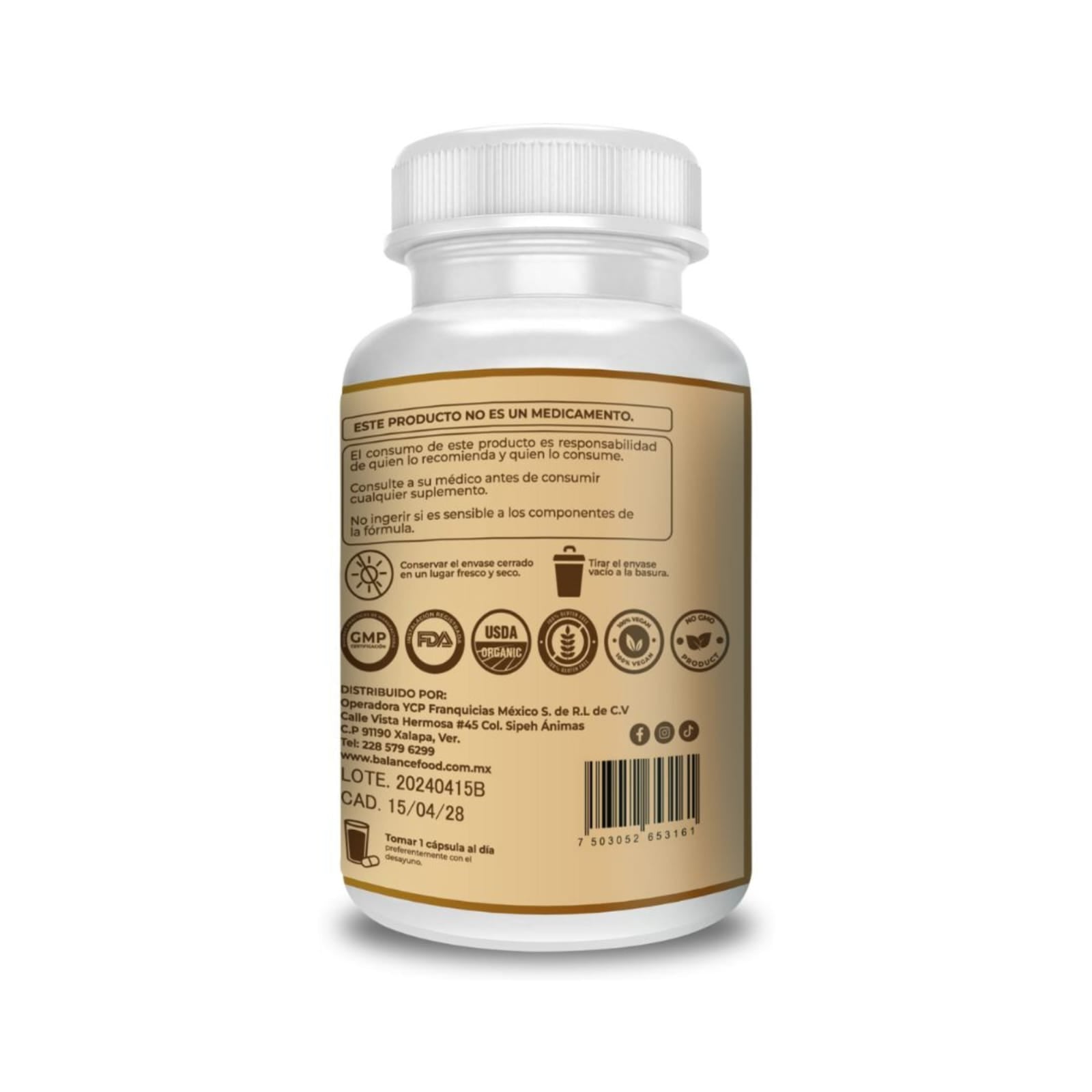Hongo Melena de León potenciado con 9 ingredientes - 150 Cápsulas