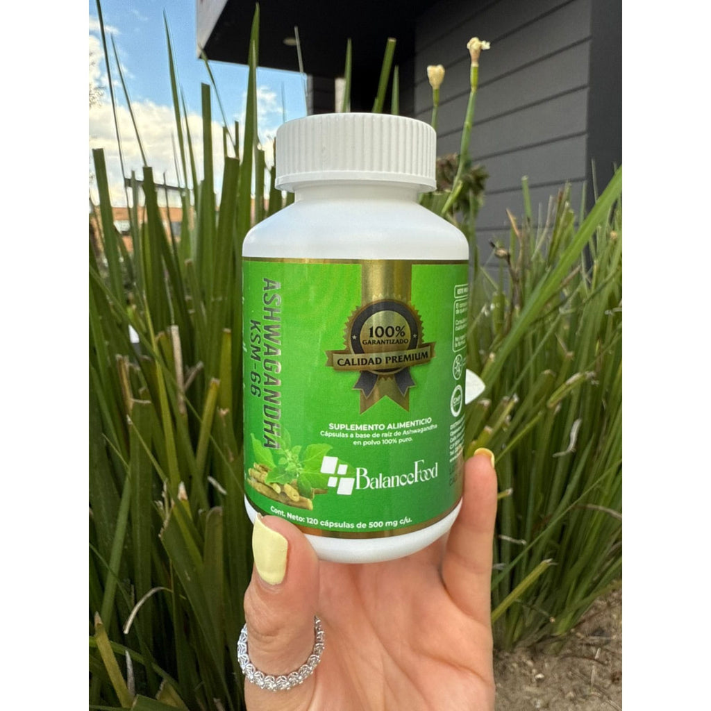 Ashwagandha KSM-66® | 120 cápsulas de 500 mg